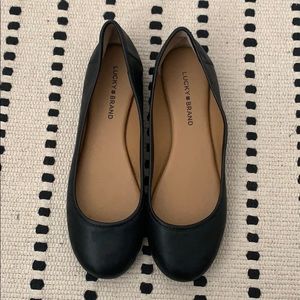 Lucky Brand Black Flats